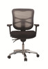 Buro Metro Ergonomic Chair Aluminium Nylone Base With Arms : 202A-M3-SS 