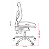 Buro Metro Ergonomic Chair Black : 202-N-M3-SS
