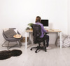 Buro Metro Ergonomic Chair Black Nylone Base With Arms : 202A-N-M3-SS 