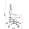 Buro Metro Ii Ergonomic Chair Black Nylone Base With Arms : 222A-N-153-SS