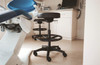 Buro Polo Stool Black : 142-PU3-AT 