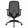 Buro Force, Black Frame & Grey Seat, with arms : 799A-3-M3 