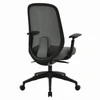Buro Force, Black Frame & Grey Seat, with arms : 799A-3-M3 