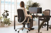 Buro Force Office Chair W/Arms Gry Frm/Blk Mesh : 799-2-M3 
