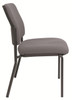 Buro Lindis Visitor Chair 4 Leg Black Frame  Safetex Smoke : 523-PC3-89 