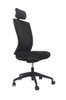 Buro Mentor Ergonomic Chair Upholstered Bk  Black Nylon Base : 132-23 