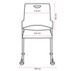 Buro Pronto Hospitality Chair Sled Base : 557-3 