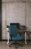 Buro Tidal Ergonomic Chair High Back  Teal W Arms : 242A-28 