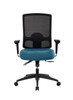 Buro Tidal Ergonomic Chair Mesh Back  Teal W Arms : 244A-28 