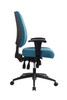 Buro Tidal Ergonomic Chair Mid Back  Teal W Arms : 243A-28 