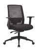 Mondo Zone Task Chair Black, W Arms : 121A-M3 