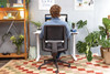 Mondo Zone Task Chair Black, W Arms : 121A-M3 