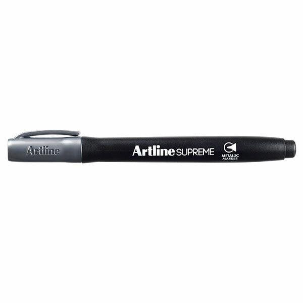 Artline Supreme Metallic Marker Silver BOX12 109932 The