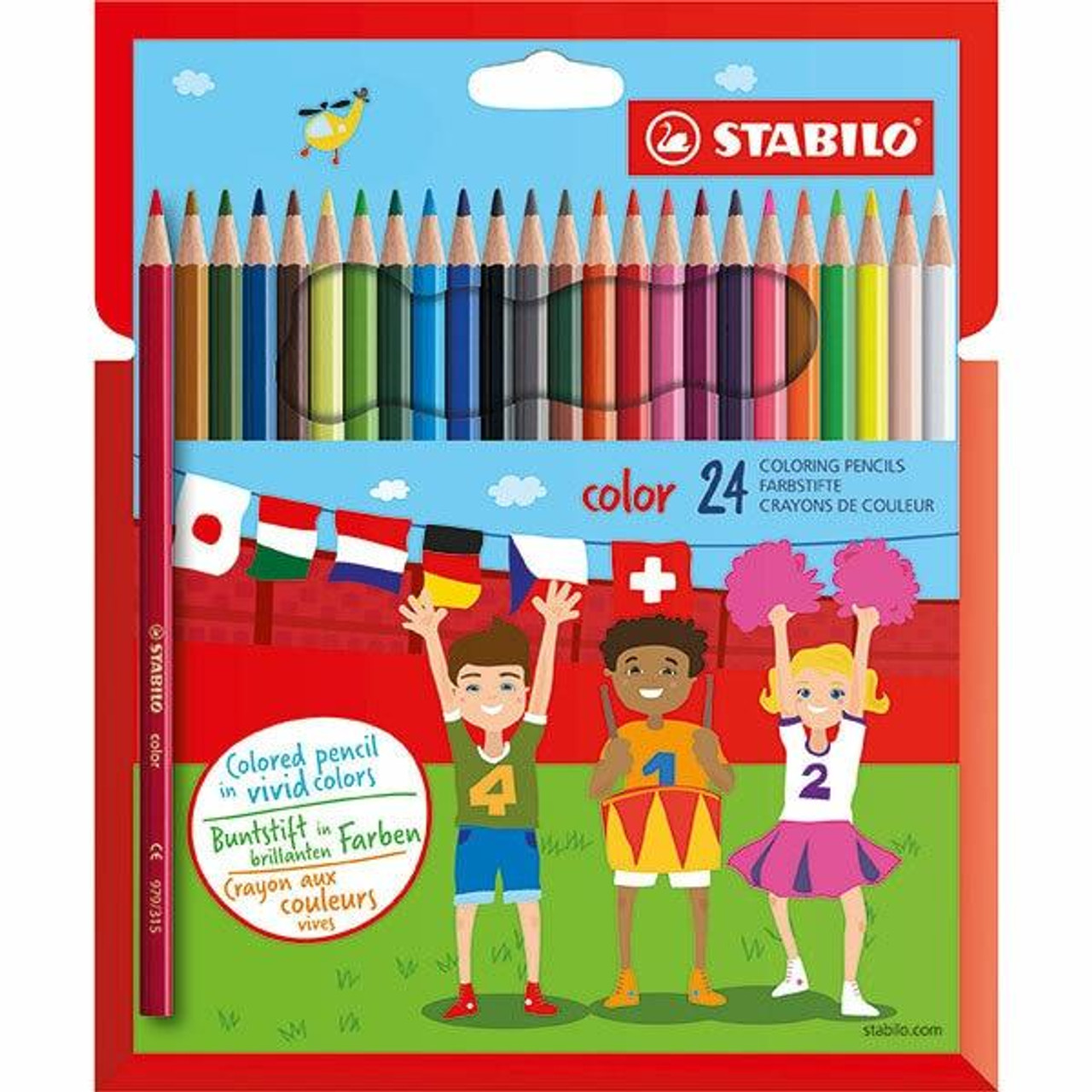 STABILO Colour Coloured Pencils Wallet24 X CARTON of 6 : 49734
