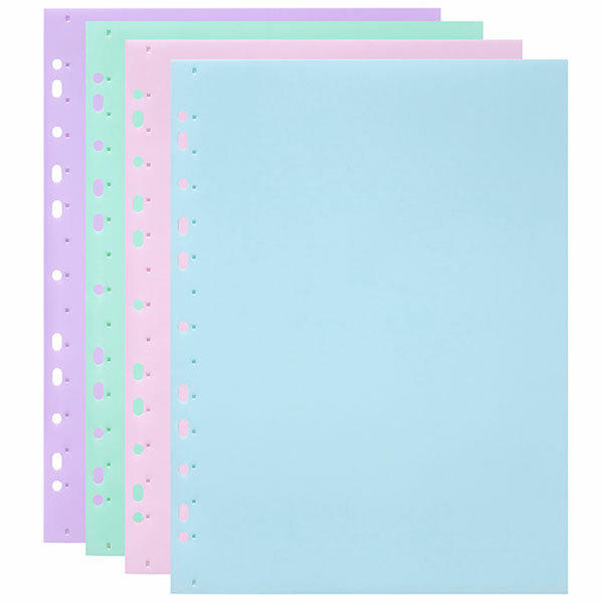 Marbig Soft Touch Binder Display Book A4 10 Pocket Pastel Purple X