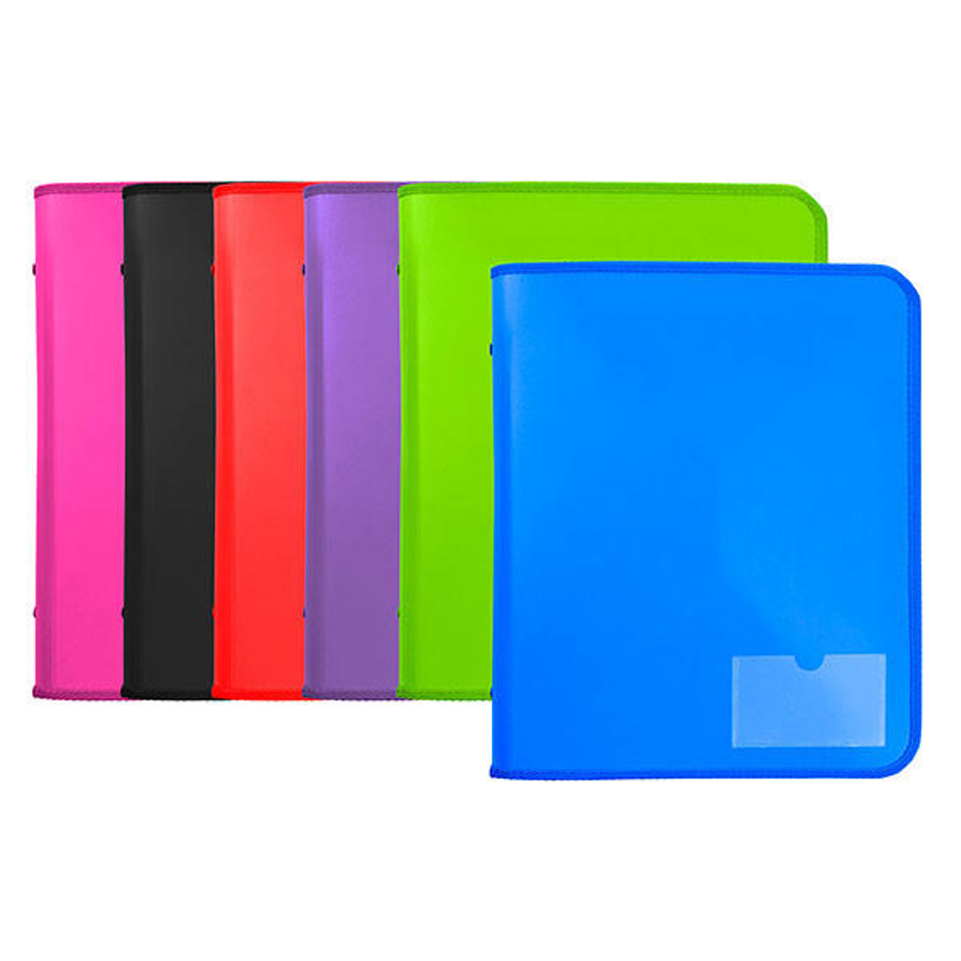 Marbig Zipper Binder W/ Tech Case 25mm 2d Purple X CARTON of 10 