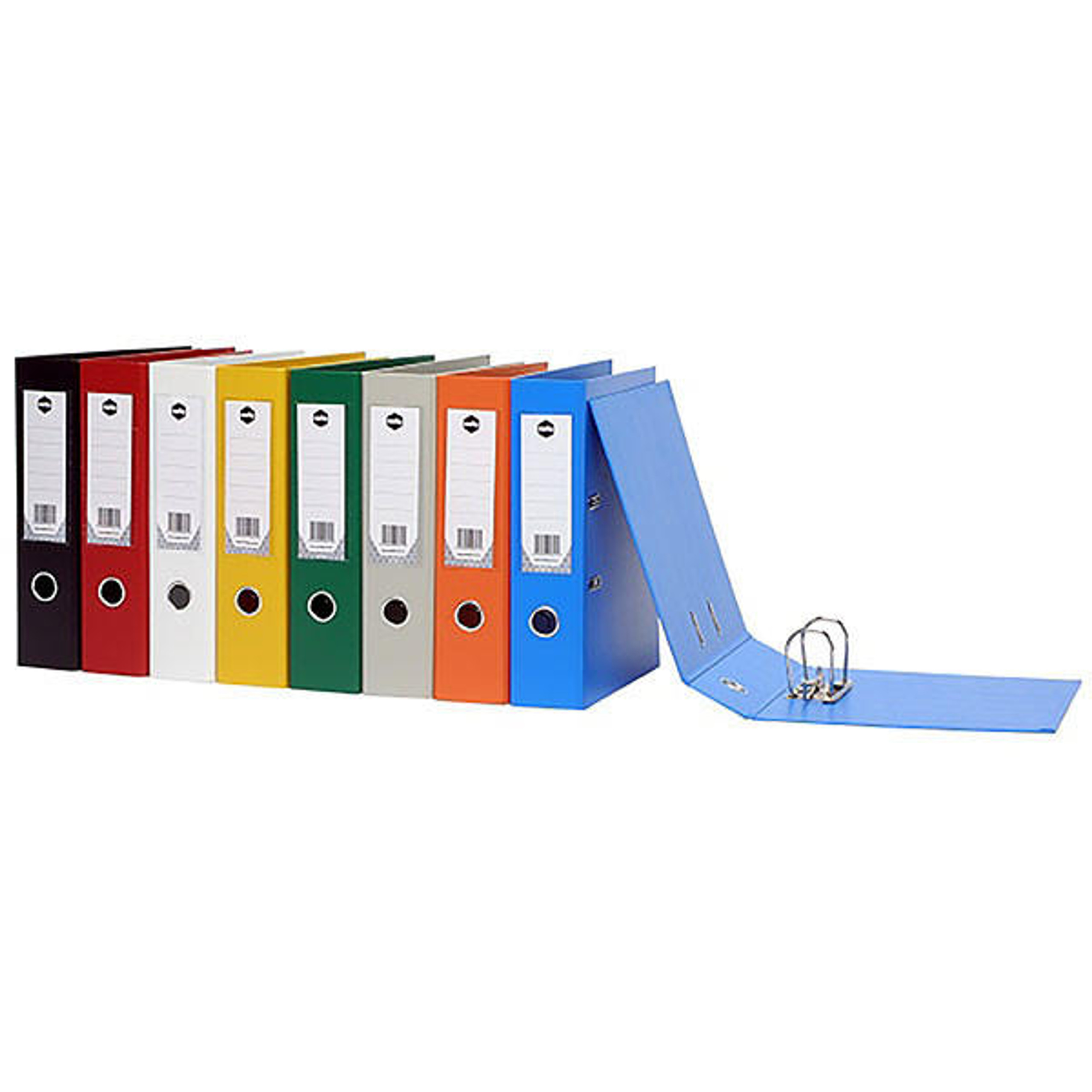 Marbig Lever Arch File Foolscap Pvc Blue X CARTON of 10 6502501 The