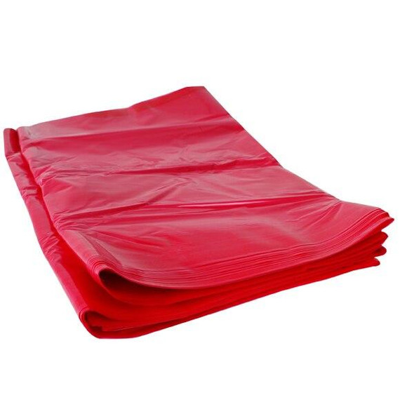 IDEAL Shredder Bag Plastic Red X CARTON of 25 0306370