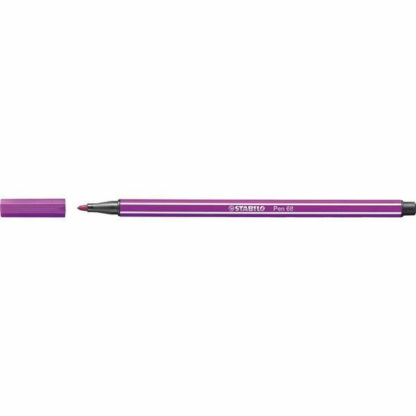 STABILO Pen 68 Fibre Tip Lilac BOX10 0350990