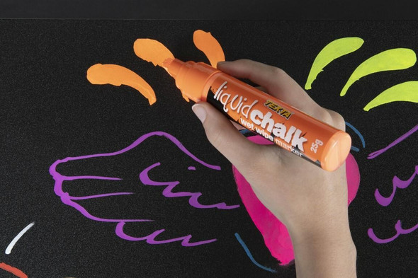 TEXTA Liquid Chalk Marker Wet Wipe Orange 0388240