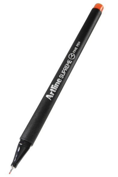 Artline Supreme Fineliner Pen 0.4mm Orange BOX12 102105