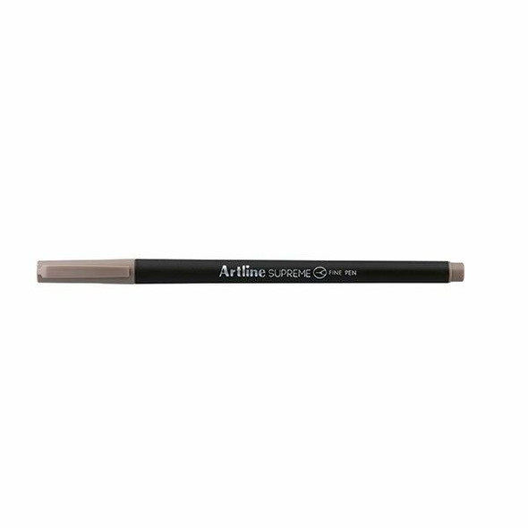 Artline Supreme Fineliner Pen 0.4mm Pastel Brown BOX12 102117