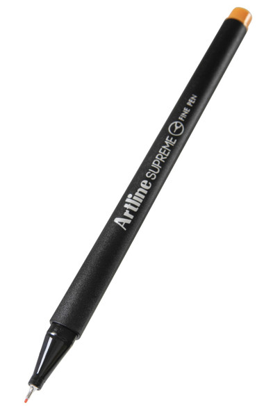 Artline Supreme Fineliner Pen 0.4mm Pastel Orange BOX12 102137