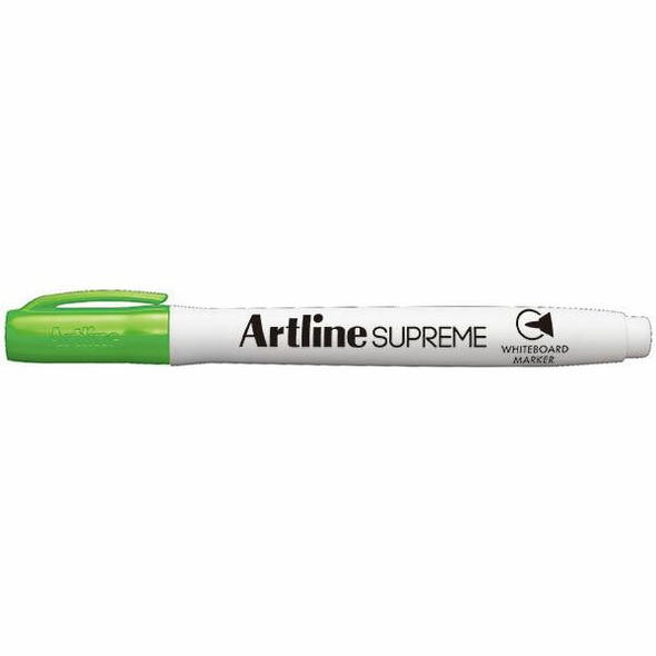 Artline Supreme Whiteboard Marker Lime Green BOX12 105114