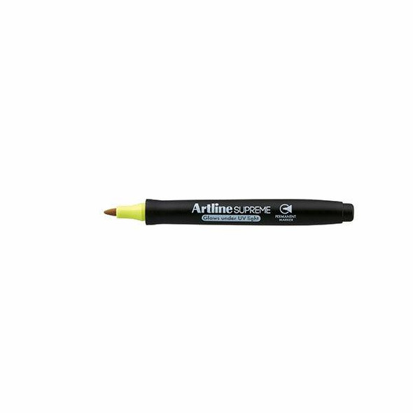 Artline Supreme Glow Marker Yellow BOX12 107207