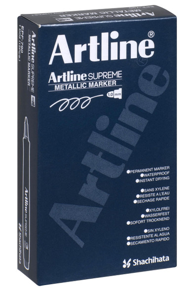 Artline Supreme Metallic Marker Purple BOX12 109906