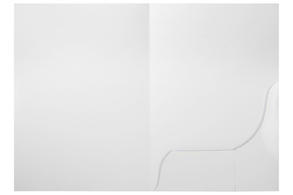 Marbig Professional Presentation Folders A4 Gloss White Pack20 1104408
