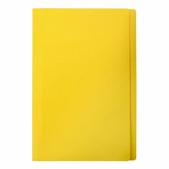 Marbig Manilla Folders Foolscap Yellow Box100 1108105