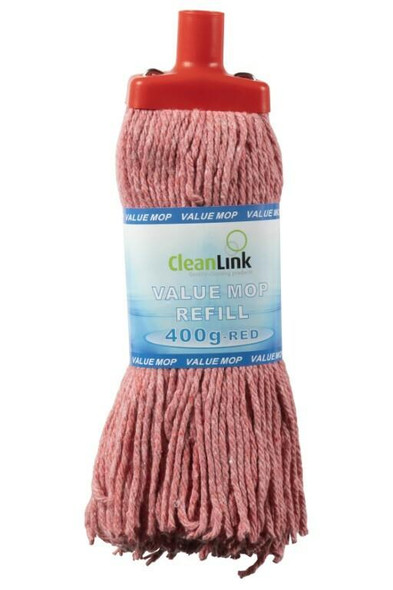 Cleanlink Mop Head 400gm Red 12043