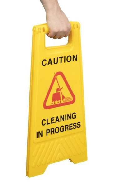 Cleanlink Safety Sign Cleaning In Progress Yellow 12051