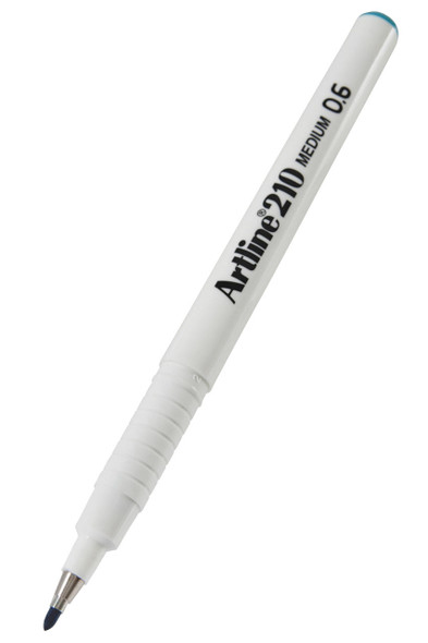 Artline 210 Fineliner Pen 0.6mm Turquoise BOX12 121023