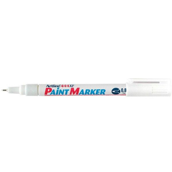Artline 444 Permanent Paint Marker 0.8mm White BOX12 144433