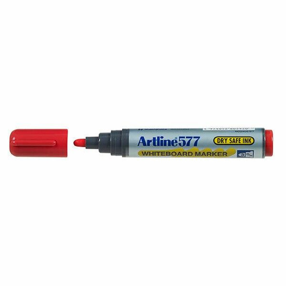 Artline 577 Whiteboard Marker Red BOX12 157702