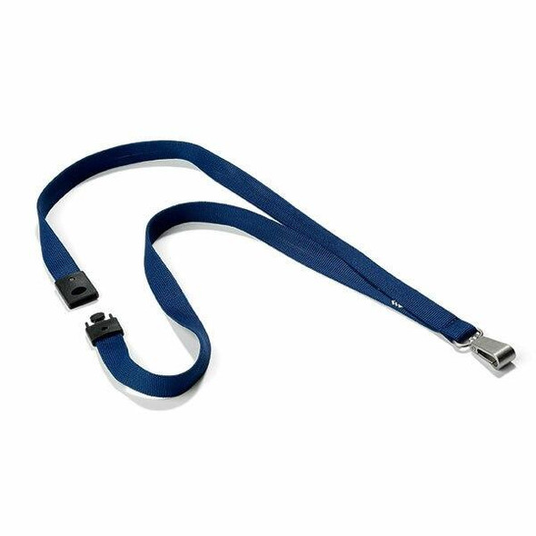 DURABLE Textile Lanyard Soft Colour Midnight Blue 1812728