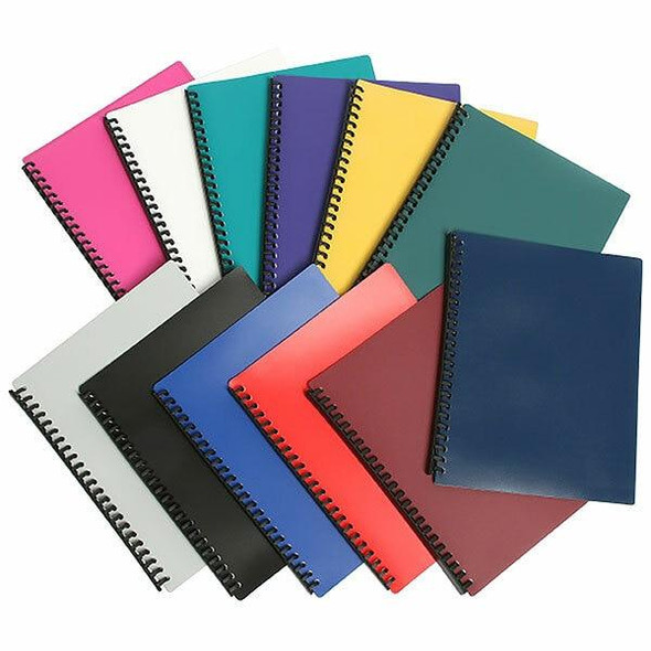 Marbig Refillable Display Book 40 Pocket Assorted X CARTON of 12 2007499
