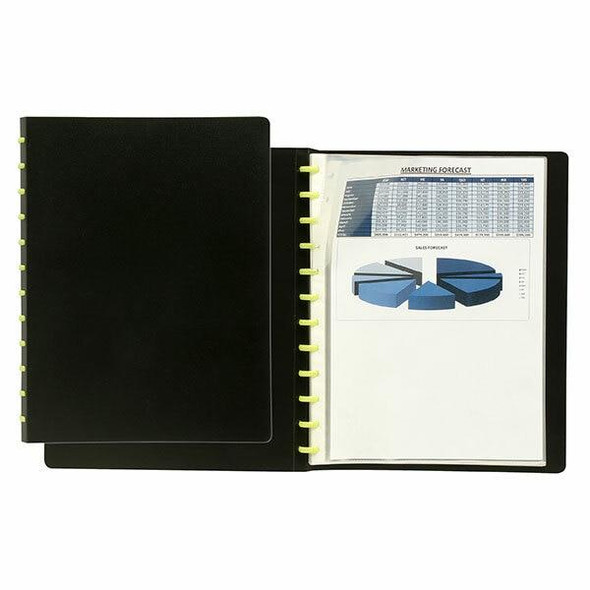 Marbig Kwik Zip Display Book - A4 X CARTON of 12 2020002