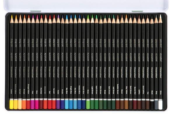DERWENT Academy Watercolour Pencil Tin 36 X CARTON of 2 2300226