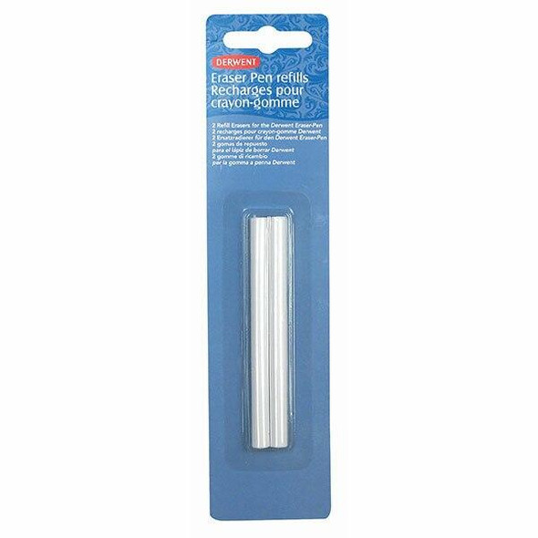 DERWENT Eraser Pen Refill Pack2 X CARTON of 12 2301966