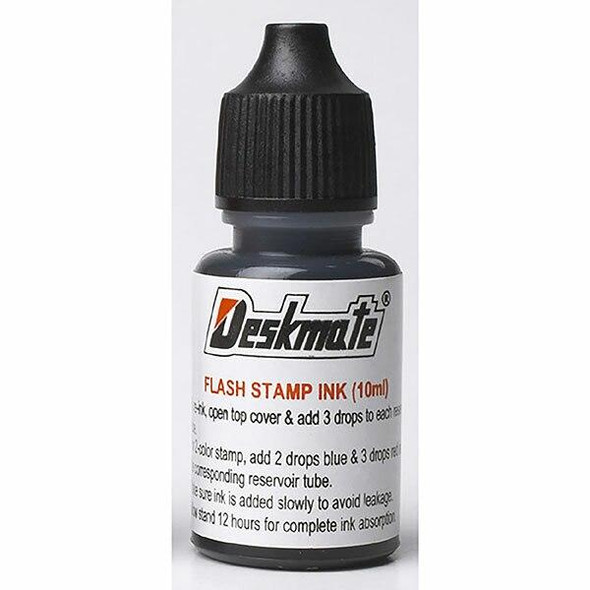 Deskmate Stamp Pad Refill Ink 30ml Black 40013