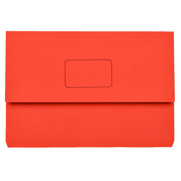 marbig Slimpick Foolscap Document Wallet Red X Carton of 50 : 4004003 