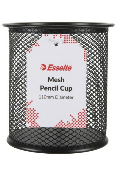 Esselte Mesh Pencil Cup Black 47547