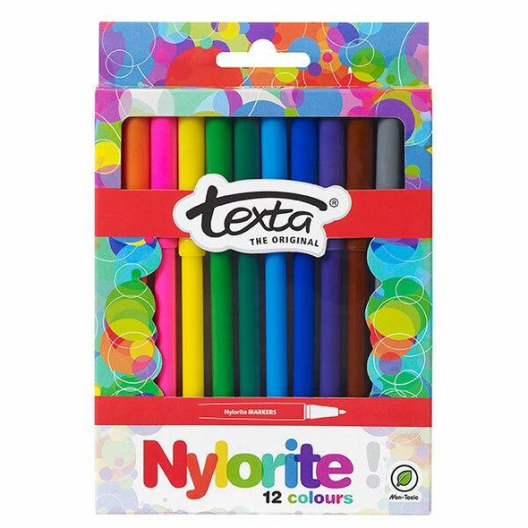 TEXTA Nylorite Colouring Marker Pack12 49872