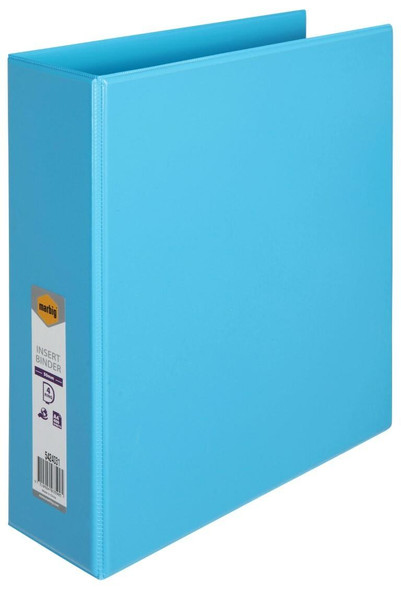 Marbig Clearview Insert Binder A4 50mm 4d Marine X CARTON of 12 5424031