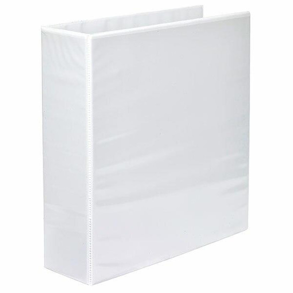 Marbig Clearview Insert Binder A4 65mm 3d White X CARTON of 15 5436508