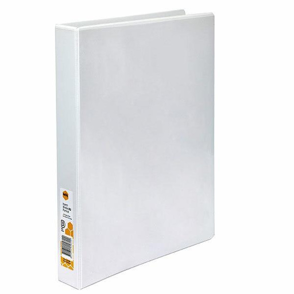 Marbig Clearview Insert Binder A3 Portrait 32mm 3d White X CARTON of 12 5510008