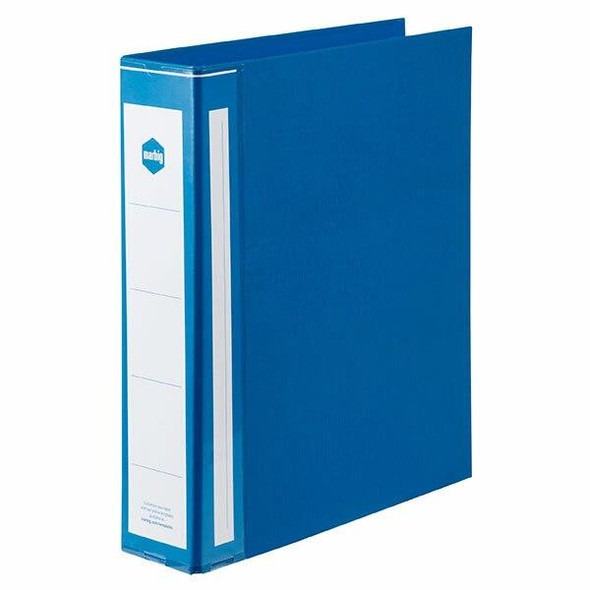 Marbig Ring Binder Deluxe A4 50mm 2d Pe Blue X CARTON of 12 5912001